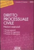 Diritto processuale civile. Nozioni essenziali