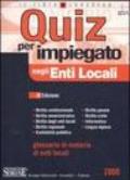 Quiz per impiegato negli enti locali