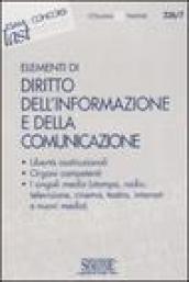 Elementi di diritto dell'informazione e della comunicazione