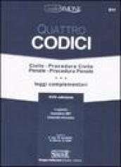 Quattro Codici - Civile - Procedura Civile - Penale - Procedura Penale e leggi complementari. In appendice: Comunitaria 2007 - Criminalità informatica. 17 ed. 2008