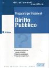 Prepararsi per l'esame di diritto pubblico