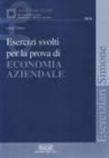 Esercizi svolti per la prova di economia azendale