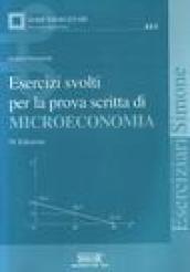 Esercizi svolti per la prova di scritta di microeconomia