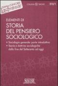 Elementi di storia del pensiero sociologico