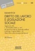 Elementi di diritto del lavoro e legislazione sociale