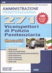 Duecentosettantuno viceispettori di polizia penitenziaria. Quesiti a risposta multipla