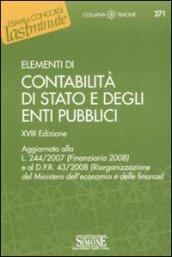 Elementi di contabilità di Stato e degli enti pubblici