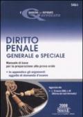 Diritto penale generale e speciale