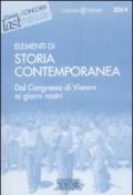 Elementi di storia contemporanea. Dal Congresso di Vienna ai giorni nostri