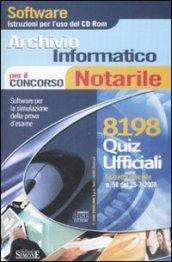 Software archivio informatico per il concorso notarile. CD-ROM