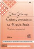 Codice civile (1865). Codice di commercio (1882) del Regno d'Italia. Testi non commentati