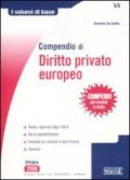 Compendio di diritto privato europeo