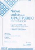 Nuovo codice degli appalti pubblici