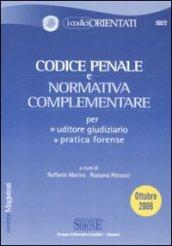 Codice penale e normativa complementare per uditore giudiziario, pratica forense