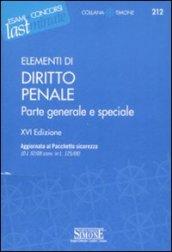 Elementi di diritto penale. Parte generale e speciale