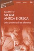 Elementi di Storia Antica e Greca: Dalla preistoria all'età ellenistica (Il timone)