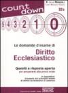 Le domande d'esame di diritto ecclesiastico. Quesiti a risposta aperta per prepararsi alla prova orale