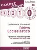 Le domande d'esame di diritto ecclesiastico. Quesiti a risposta aperta per prepararsi alla prova orale