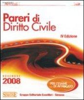 Pareri di diritto civile-Pareri di diritto penale-Atti giudiziari di diritto civile, penale e amministrativo (3 vol.)