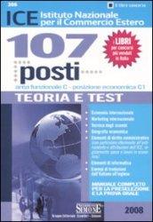 ICE Istituto nazionale per il commercio estero. 107 posti area funzionale C-posizione economica C1. Teoria e test