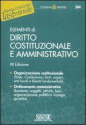 Elementi di diritto costituzionale e amministrativo