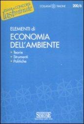 200/6 ELEMENTI DI ECONOMIA DELL'AMBIENTE