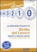 Le domande d'esame di diritto del lavoro. Quesiti a risposta aperta per prepararsi alla prova orale