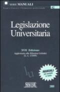 Legislazione universitaria