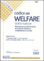Codice del welfare. Ediz. minore