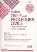 Codice civile e di procedura civile e leggi complementari. Ediz. minore