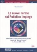 Le nuove norme sul pubblico impiego