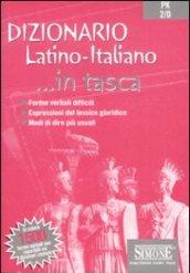 Dizionario. Latino-italiano