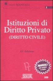 Istituzioni di diritto privato (diritto civile)