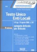 Testo unico enti locali spiegato articolo per articolo