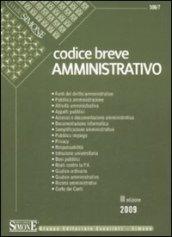 Codice breve amministrativo 2009 (3 ed.)