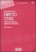 Elementi di diritto civile. Istituzioni di diritto privato