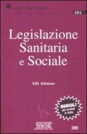 Legislazione sanitaria e sociale