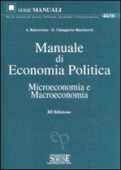 Manuale di economia politica. Microeconomia e macroeconomia