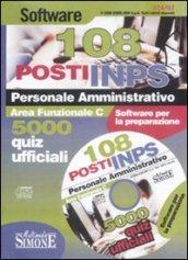 INPS. 108 amministrativi area funzionale C. Software. CD-ROM