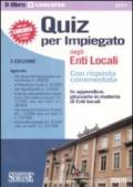 Quiz per impiegato negli enti locali