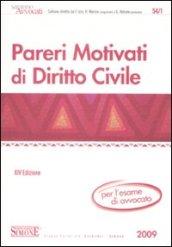 Pareri motivati di dirito civile (14 ed.)