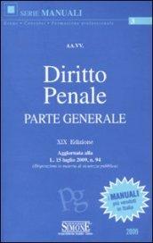 Diritto penale. Parte generale