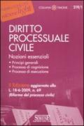 Diritto processuale civile. Nozioni essenziali