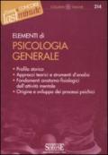Elementi psicologia generale