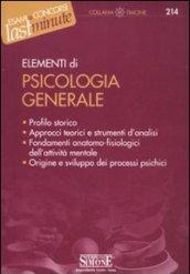 Elementi psicologia generale