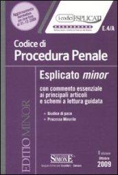 Codice di procedura penale. Esplicato minor