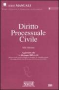 Diritto Processuale Civile-Codice di Procedura Civile (2 vol.)