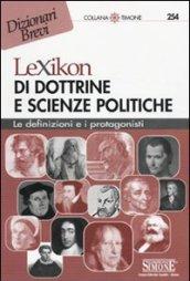 254 LEXIKON DI DOTTRINE E SCIENZE POLITI