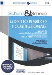 Schemi & schede di diritto pubblico e costituzionale