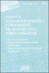 Elementi di legislazione scolastica e ordinamento del Ministero della Pubblica Istruzione